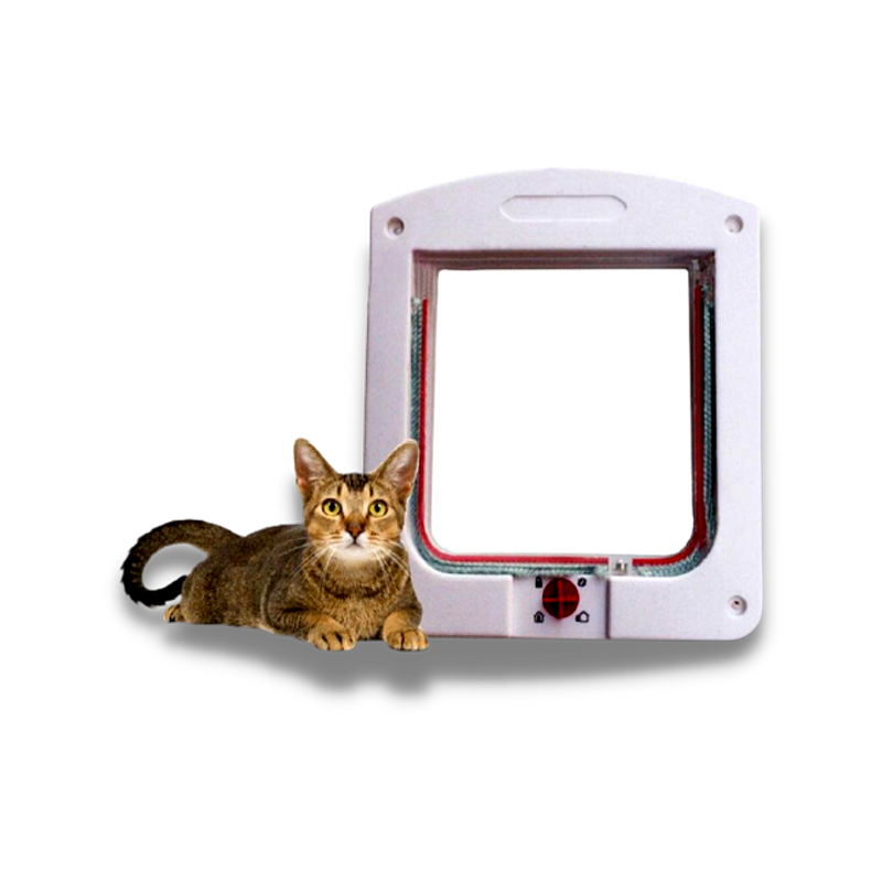 Porta Pet Door Para Cães E Gatos Até 7kg Com Trava